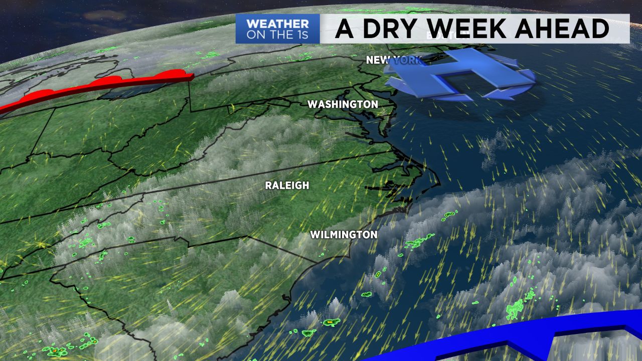 Warm and dry for the first week of October