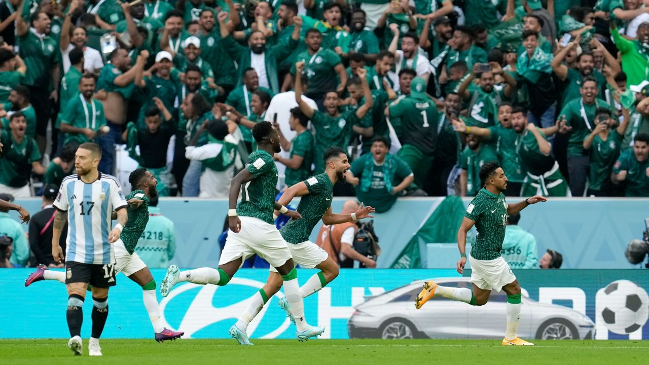 Saudi Arabia downs Messi's Argentina in historic World Cup upset