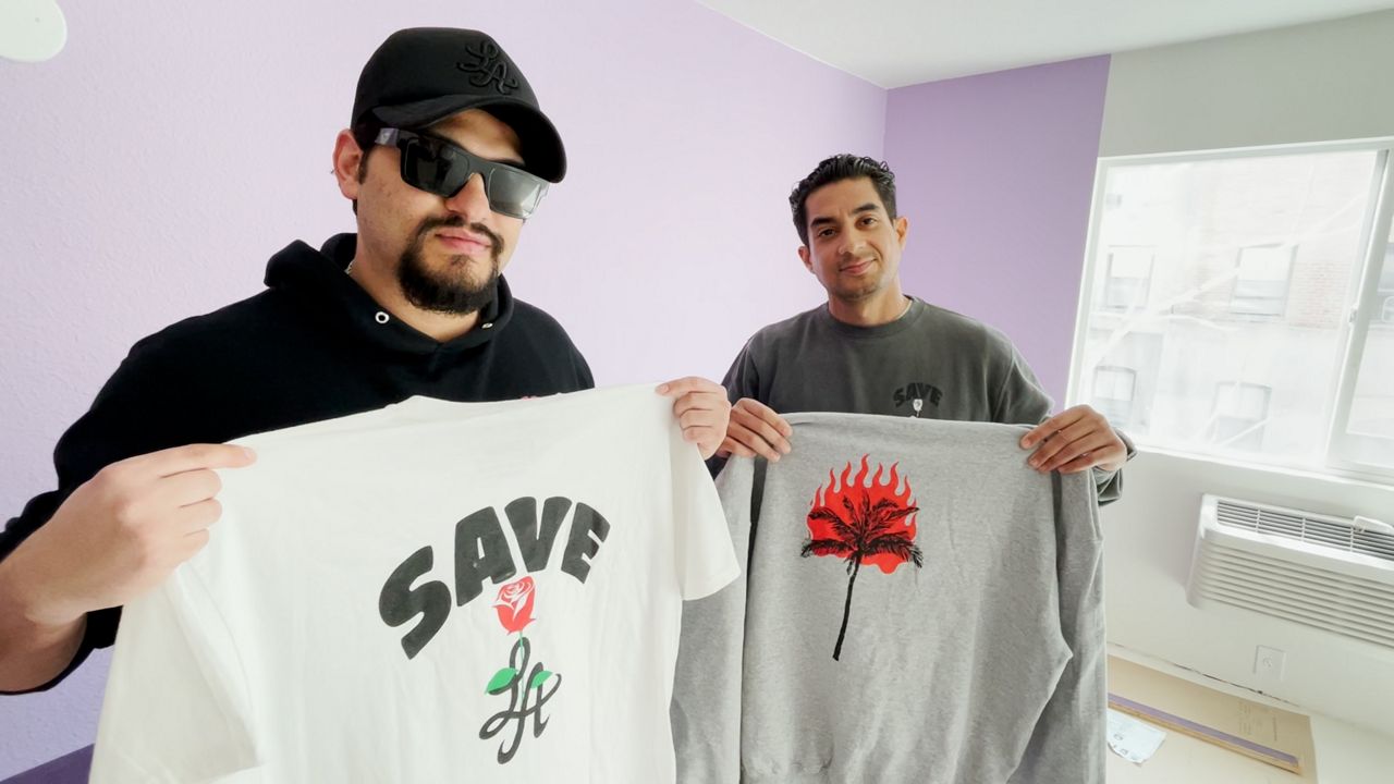 Clothing line raises money to fight homelessness