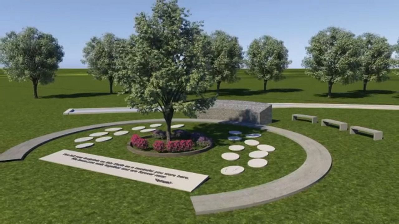 The memorial will be completed on October 6th 