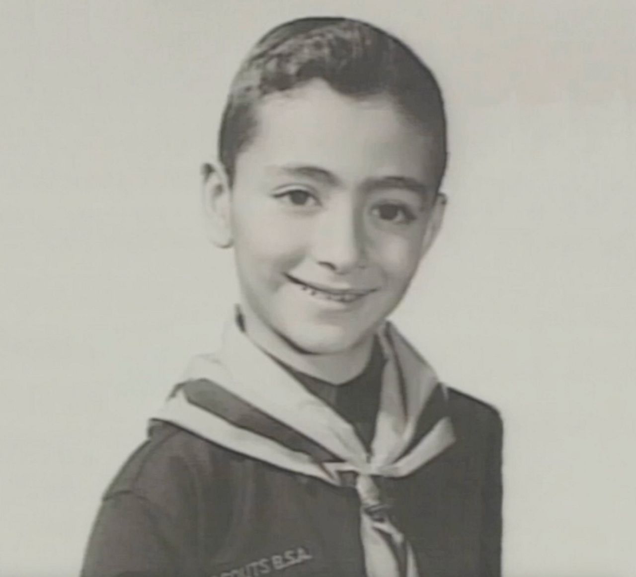 A photo of Chuck Schumer as a child.