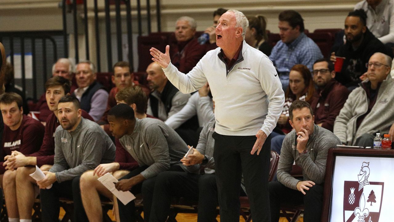 Davenport gets 400th career victory as Knights destroy the Pioneers 86 to 46 (Bellarmine Athletics)