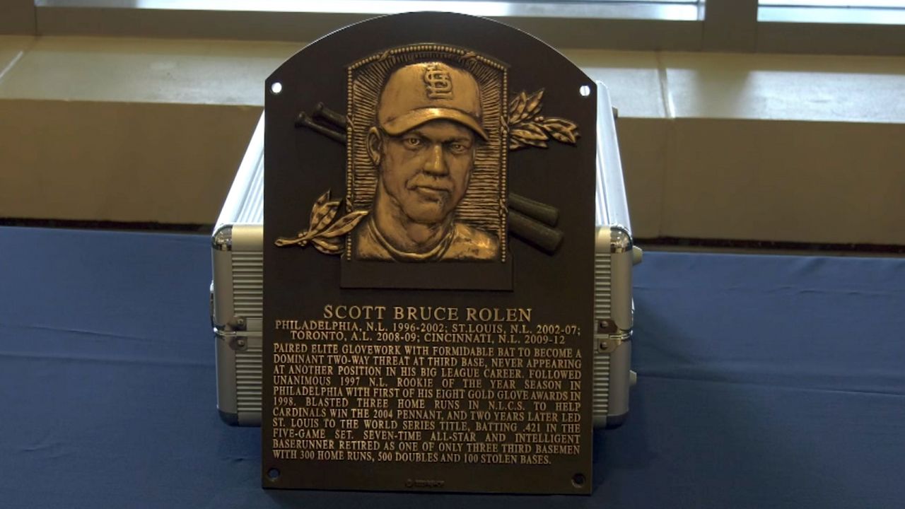 scott rolen hall of fame plaque