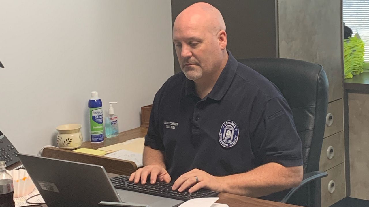 Scott Russ, Jefferson County's Chief Deputy Coroner, said the past two years have brought an "unprecedented" workload. (Scott Russ)