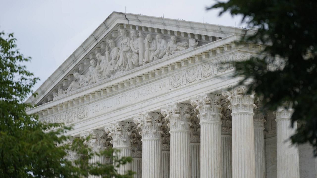 FILE - The U.S. Supreme Court building in Washington, Monday, June 27, 2022. (AP Photo/Patrick Semansky, File)