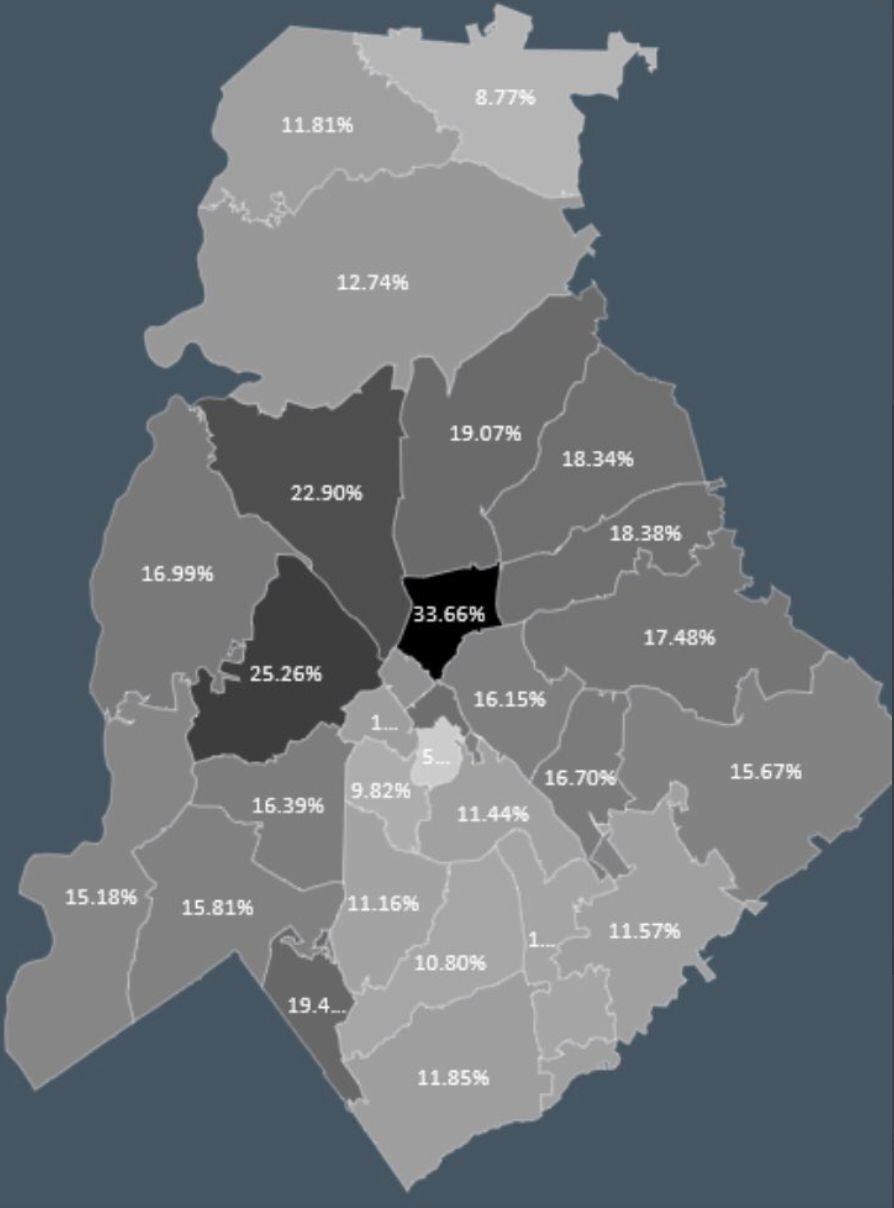 Mecklenburg Zip Code Map Charlotte Works Highlights County Unemployment Disparities