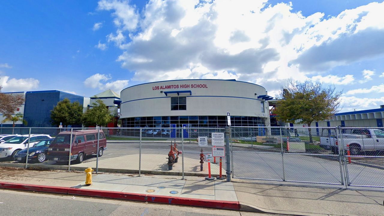 Los Alamitos High School in Los Alamitos. (Courtesy Google street view)