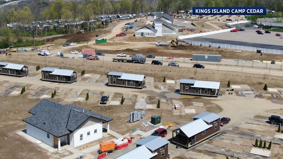 Kings Island Camp Cedar is nearing the completion of the $27 million project in Deerfield Township near Mason. (Rendering Courtesy Kings Island Camp Cedar)