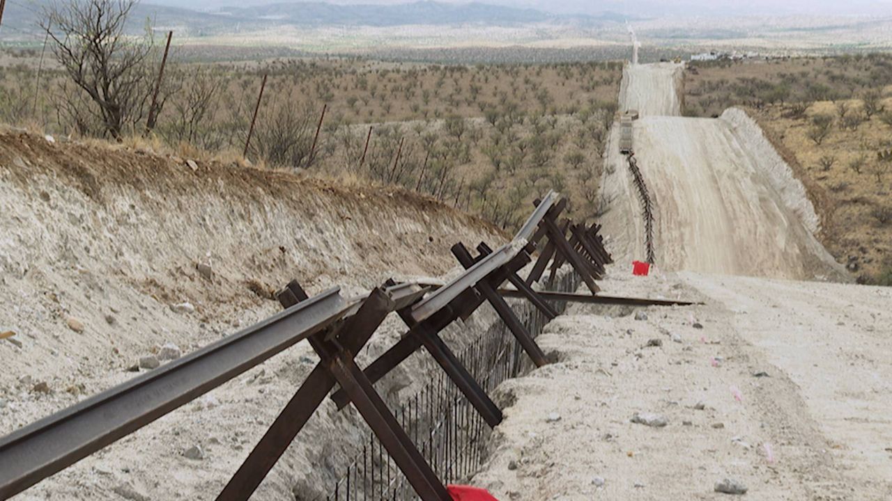 Border wall construction