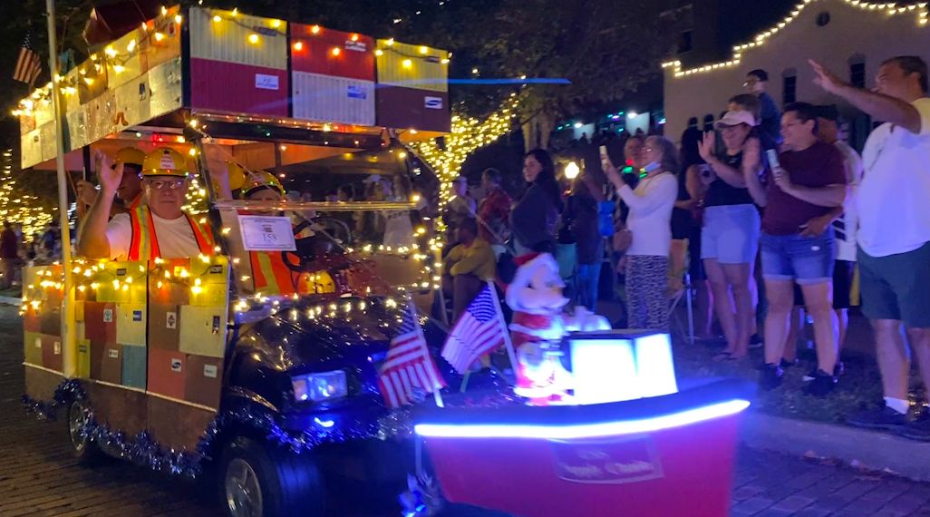 Christmas Golf Cart Parade