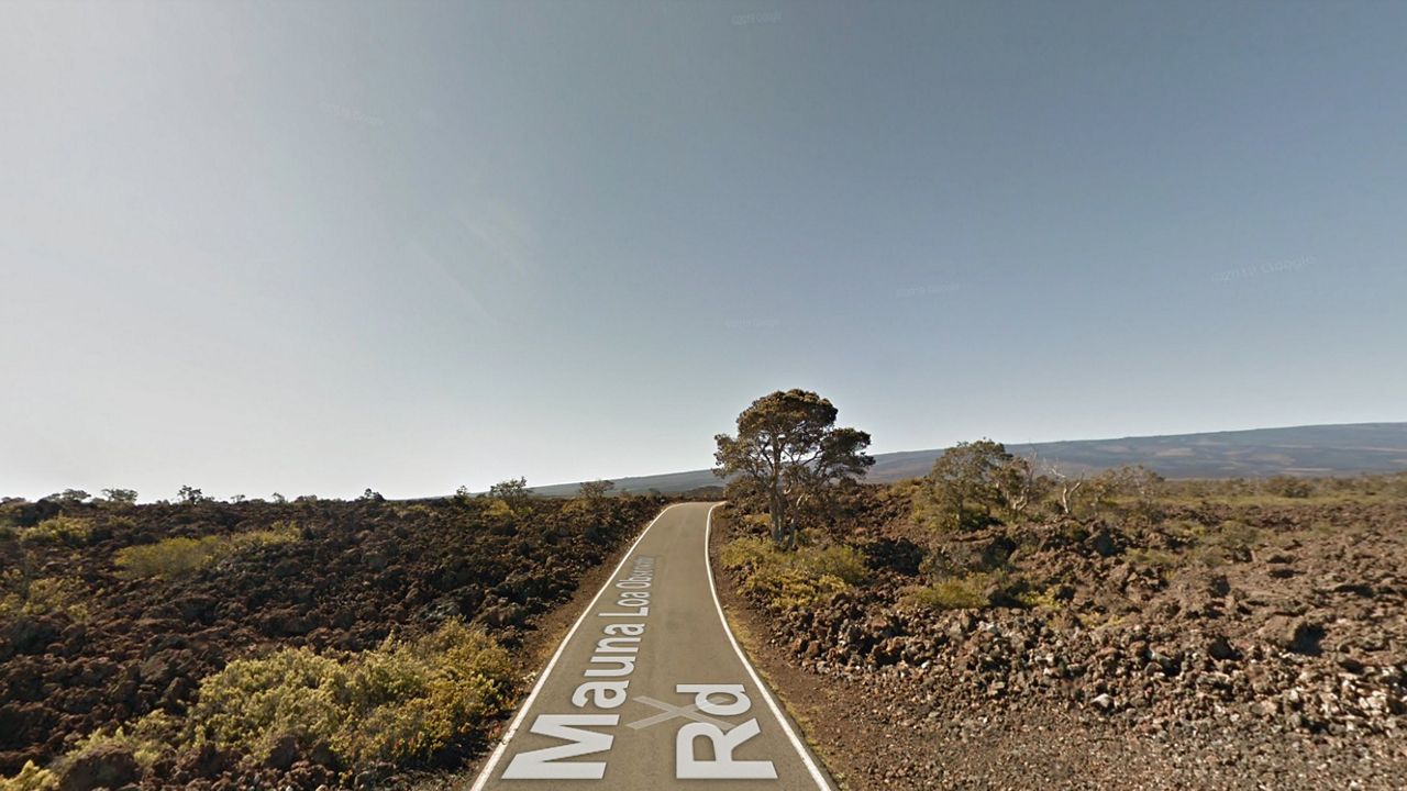 Mauna Loa Observatory Road. (Google Street View)
