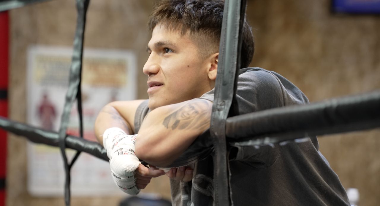 Boxing's youngest world champion looks to make history