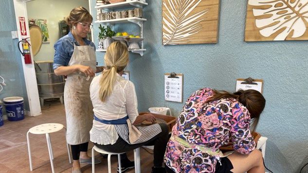 Segrass Pottery welcomes in visitors of all skill levels