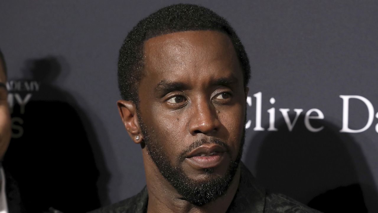 Sean Combs arrives at the Pre-Grammy Gala And Salute To Industry Icons at the Beverly Hilton Hotel on Saturday, Jan. 25, 2020, in Beverly Hills, Calif. (Photo by Mark Von Holden/Invision/AP)