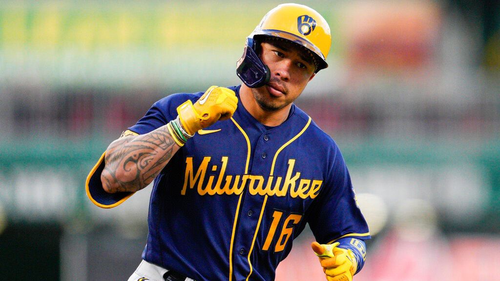 kolten wong jersey brewers