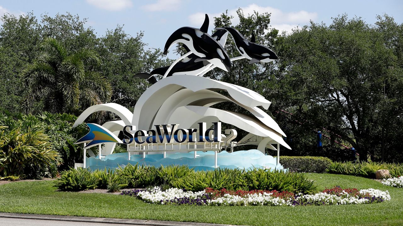 SeaWorld Orlando sign. (AP photo/File)