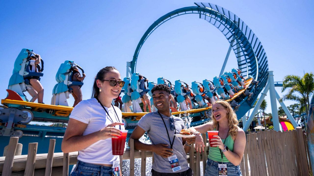 SeaWorld Orlando's Seven Seas Food Festival boasts over 190 internationally inspired dishes, beverages and a live concert lineup. The event will run on select dates from Jan. 31 - May 4. (Photo: SeaWorld Orlando)