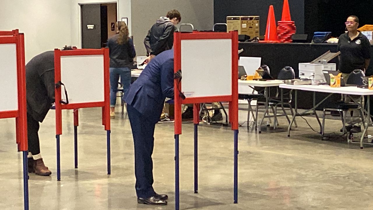Early inperson voting under way in Kentucky