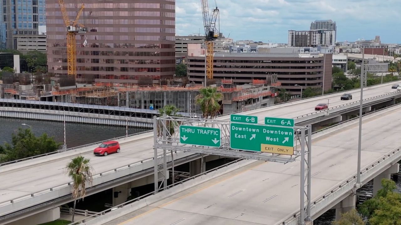 A new work plan approved by THEA will move plans forward to relieve congestion on the Selmon Expressway. (Courtesy of THEA)