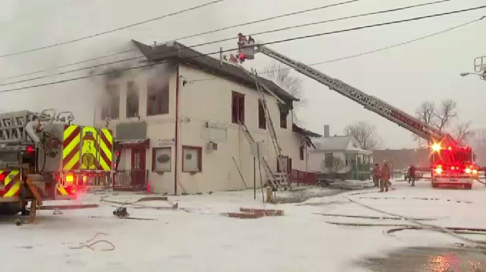Apartment fire breaks out on Marcellus Street in Syracuse
