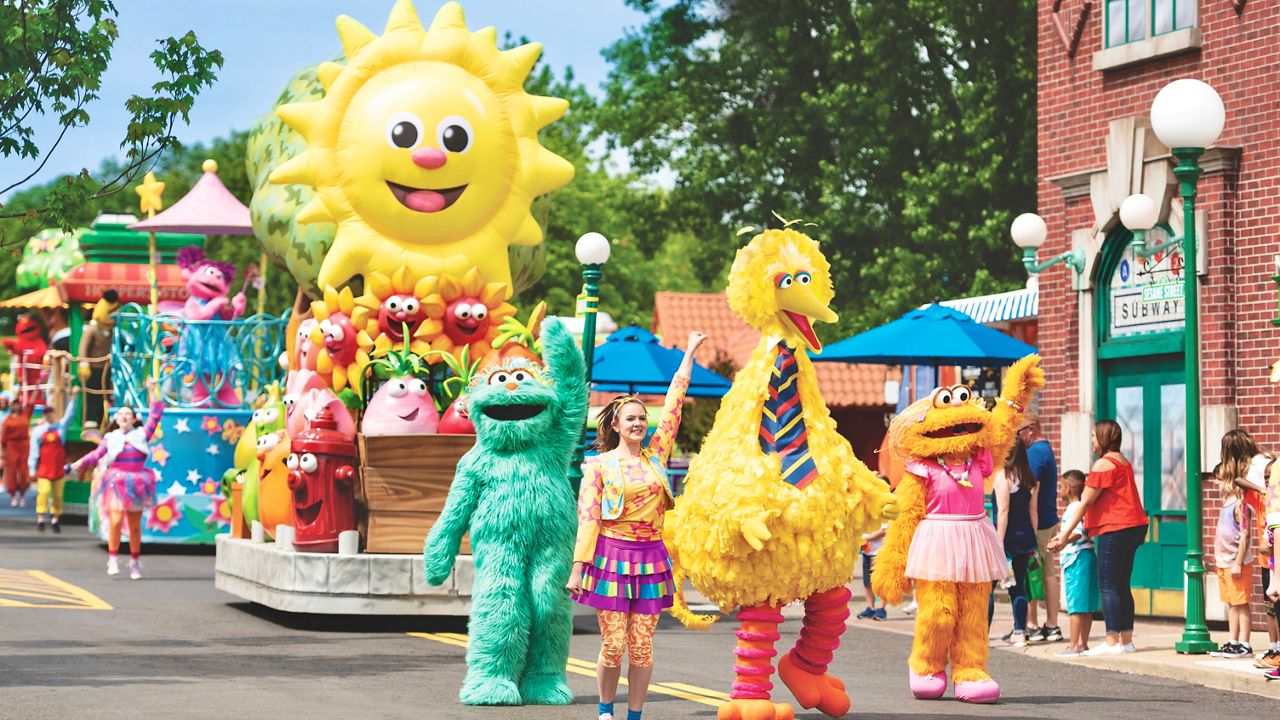 Pictured here is the Sesame Street Party Parade at Sesame Place San Diego. (Sesame Place)