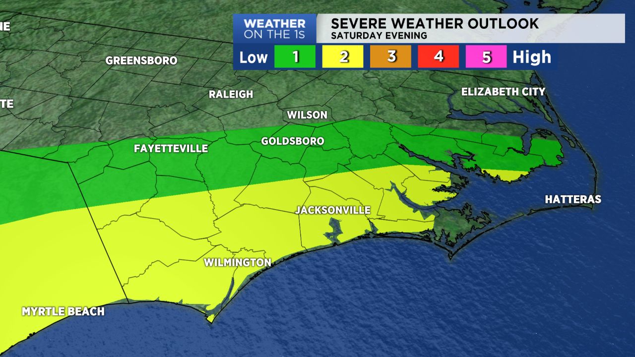 A wet Saturday then dry for Sunday