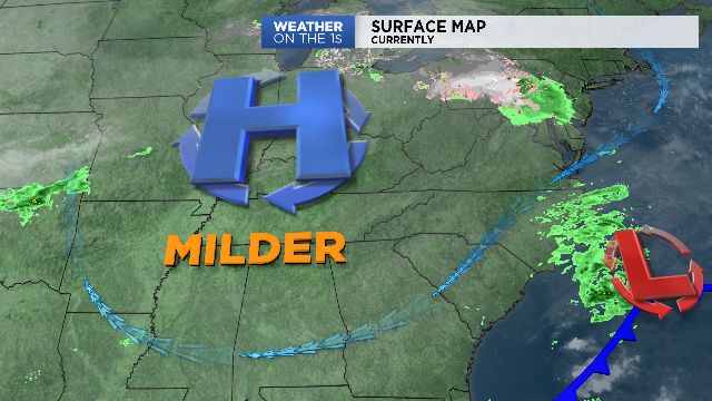 Current surface map