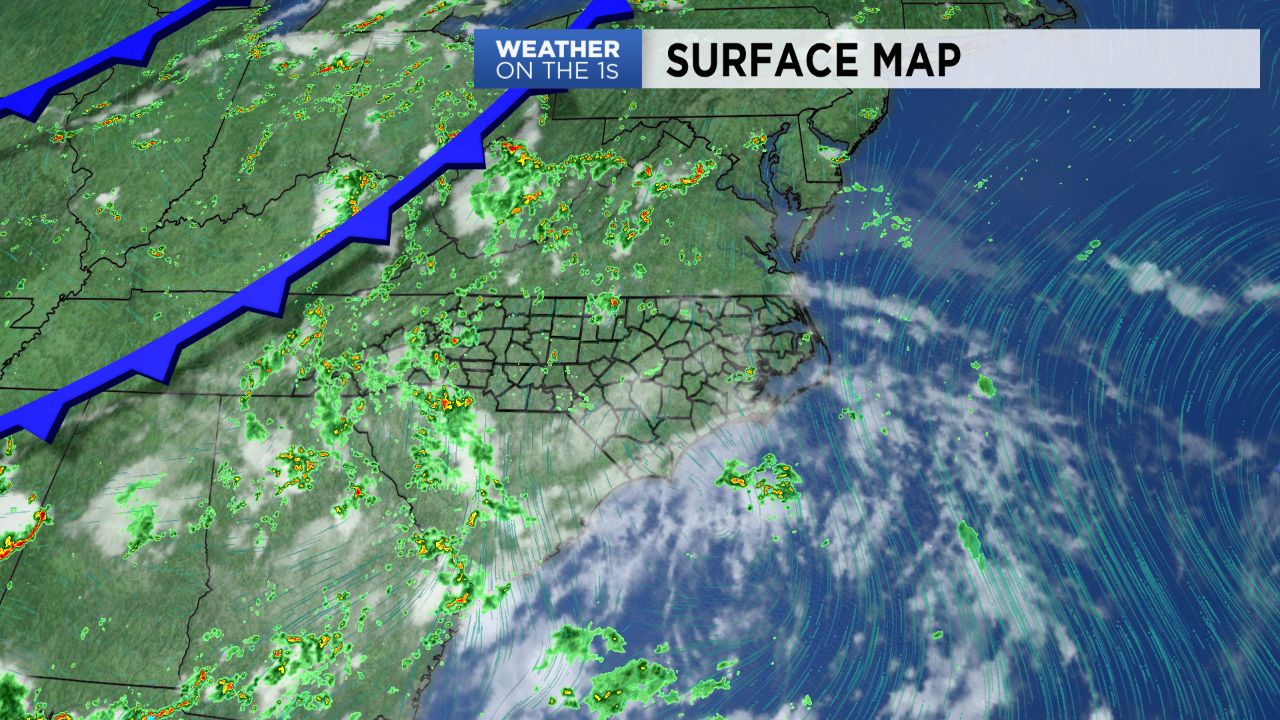 Current surface map