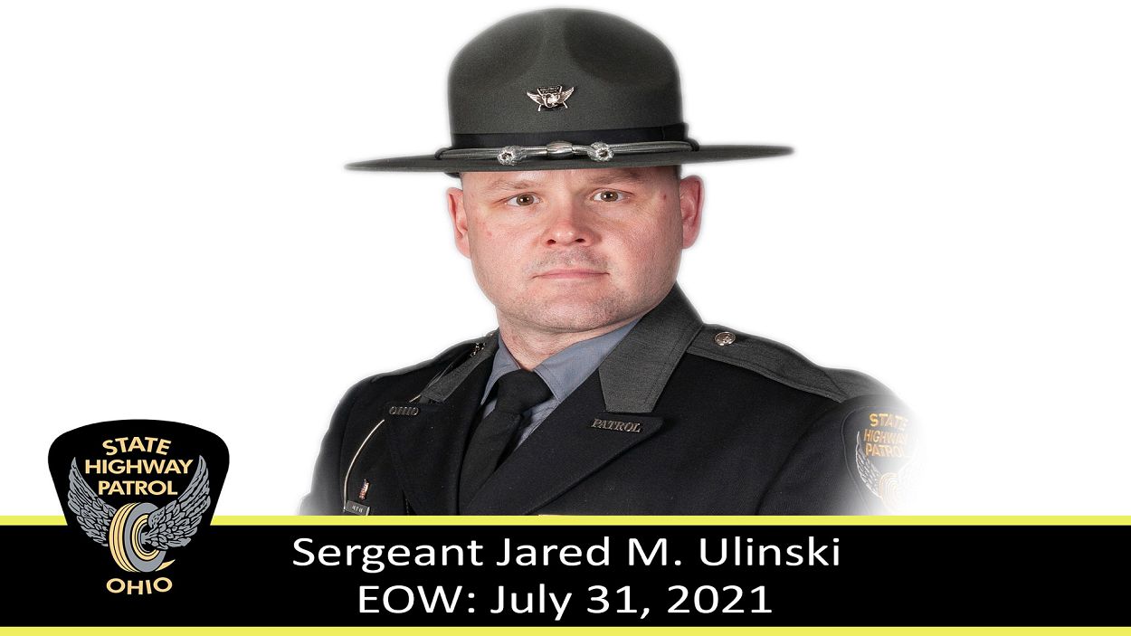Sgt. Jared M. Ulinski (photo courtesy of the Ohio State Highway Patrol)