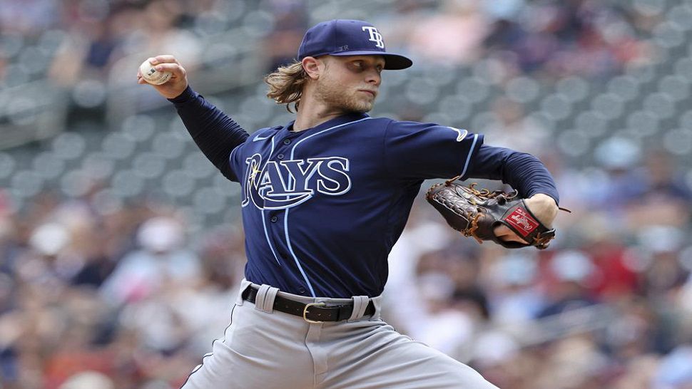 Tampa Bay Rays starting pitcher Shane Baz gave up five earned runs against the Minnesota Twins on Saturday.