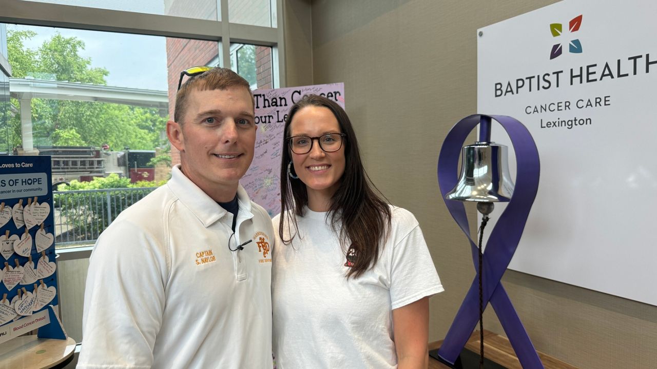 Bell of hope gifted to Baptist Health by Harrodsburg fireman