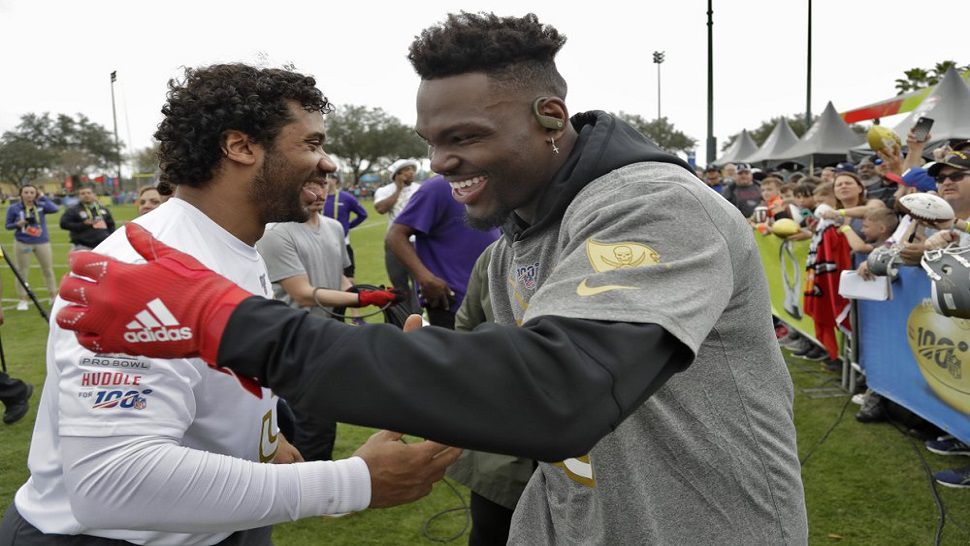 Bucs linebacker Shaq Barrett led the NFL and broke Tampa Bay's franchise's single-season record with 19-and-a-half sacks in 2019.