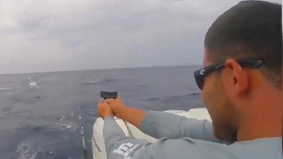 New Video Shows Man in SharkDragging Case Shooting a Shark