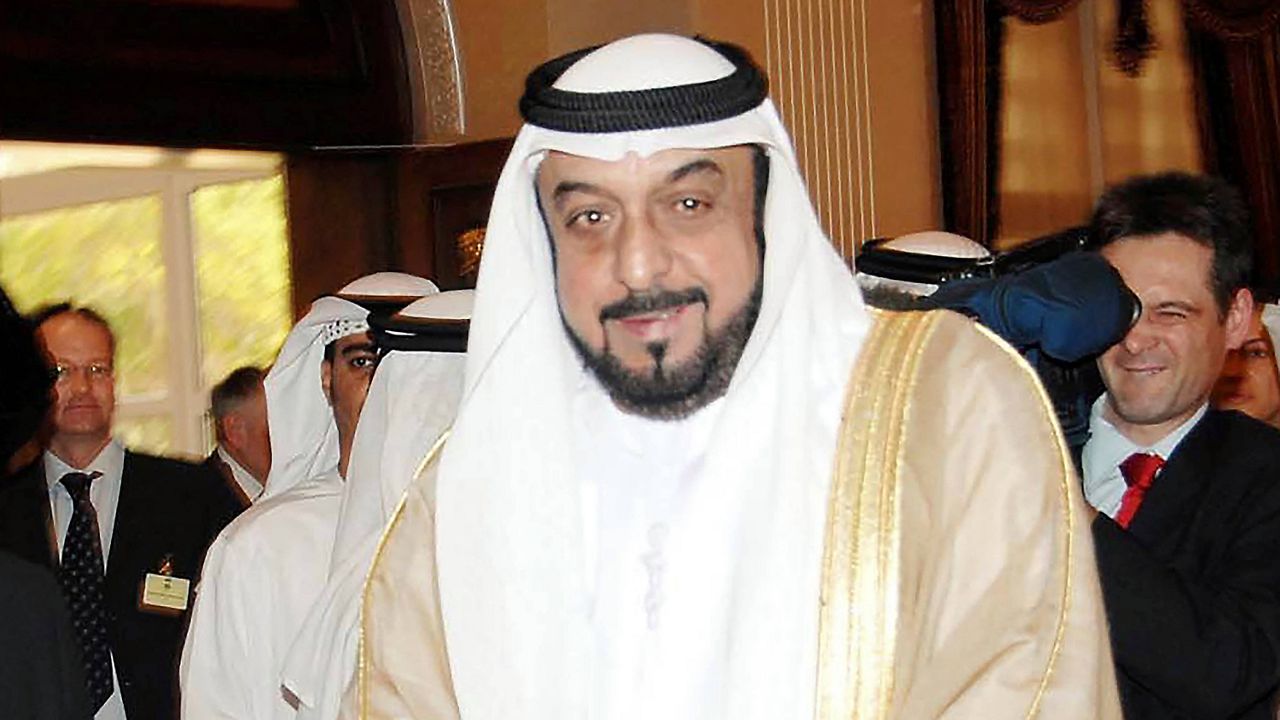 UAE President Sheikh Khalifa bin Zayed Al Nahyan in 2007 (AP Photo/WAM, File)