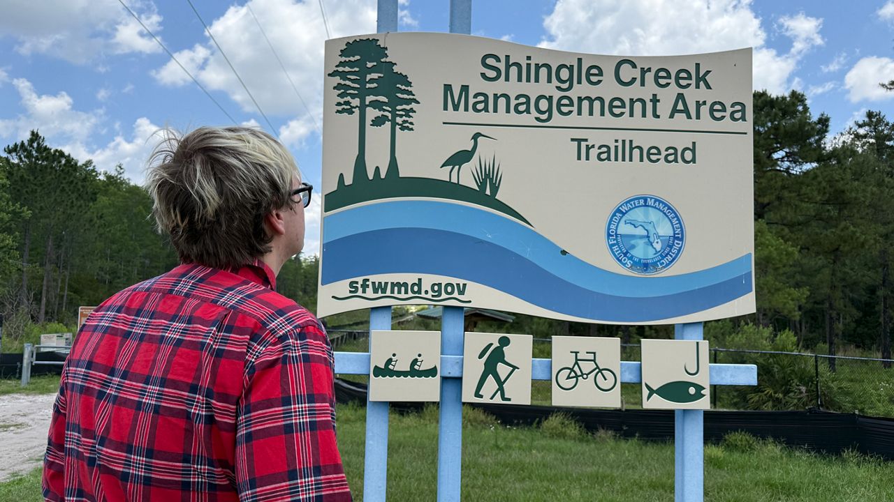 Matthew Grocholske was one of thousands opposed to a proposed development project within the Shingle Creek Basin. (Spectrum News/Emma Delamo)