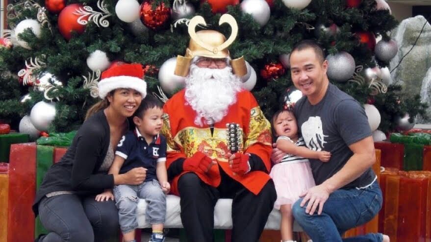 Shogun Santa Asian Santa Little Tokyo Jesse Dizon