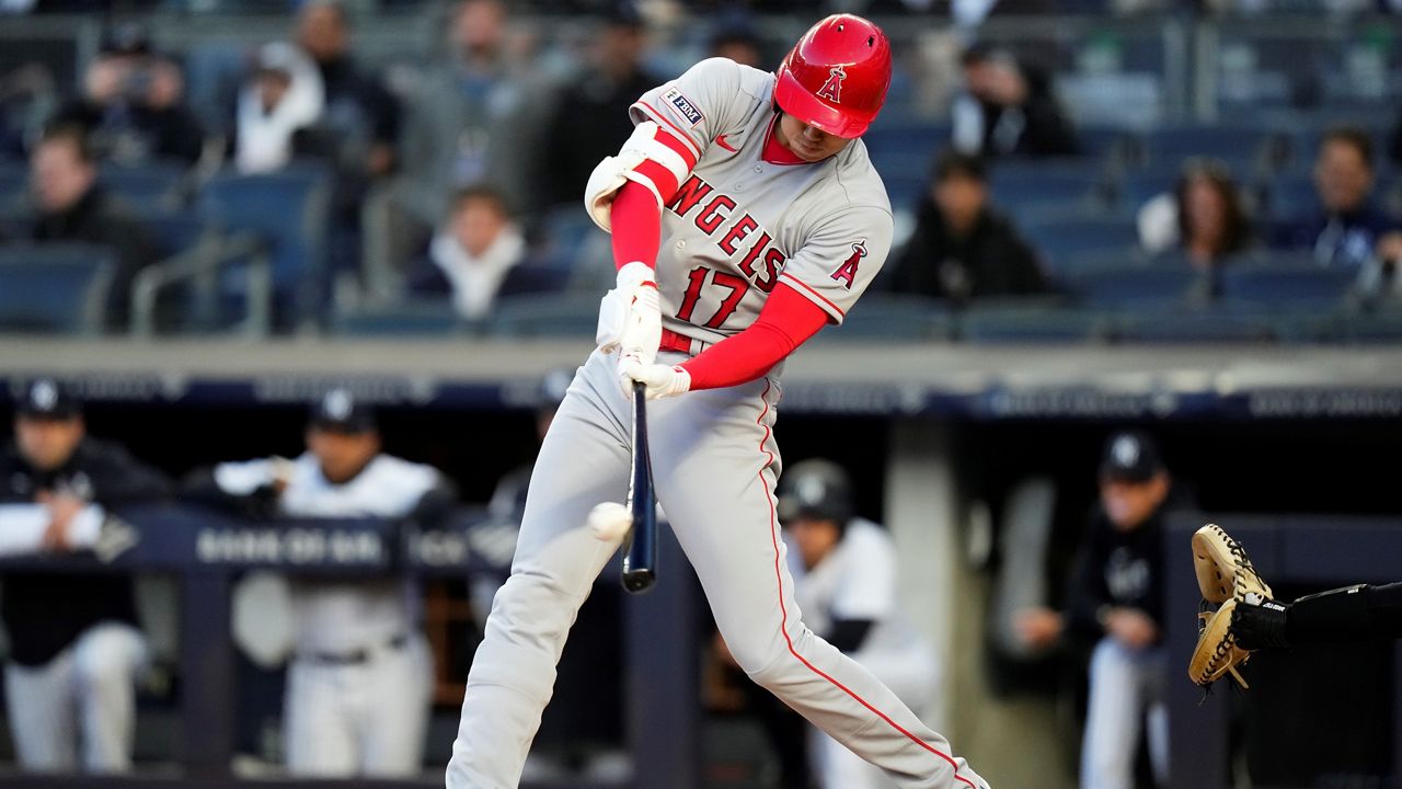 Ohtani homers in Bronx, 100 years to day after Ruth hit 1st