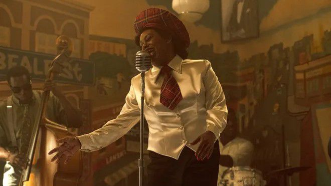 Shonka Dukureh played Big Mama Thornton in "Elvis." (Warner Bros. Entertainment)