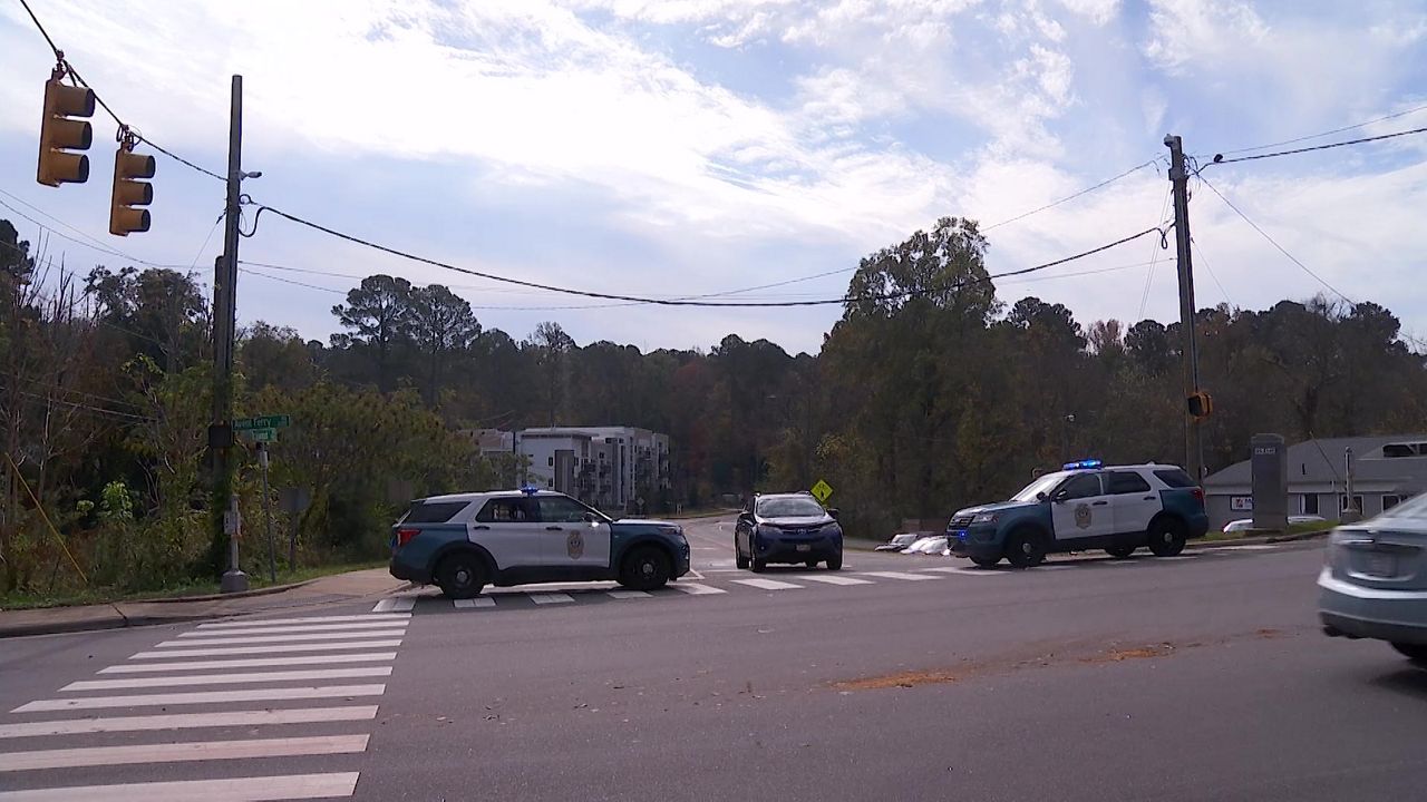 At least six cars were shot at or shot into along Interstate 40 in Raleigh this week, according to the Raleigh Police Department. (Spectrum News 1/John Stampf)
