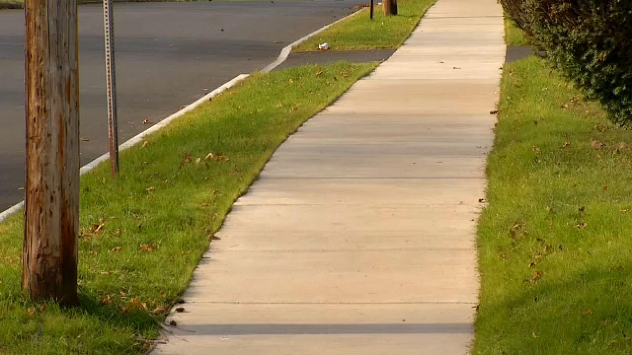 A sidewalk (Spectrum News 1)