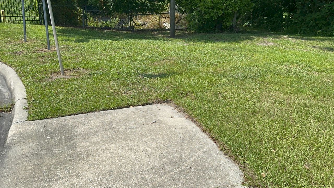 The Florida Department of Transportation's Safe Routes to School program is working to help improve sidewalk conditions near Hungerford Elementary School in Eatonville. (Spectrum News/Jerry Hume)