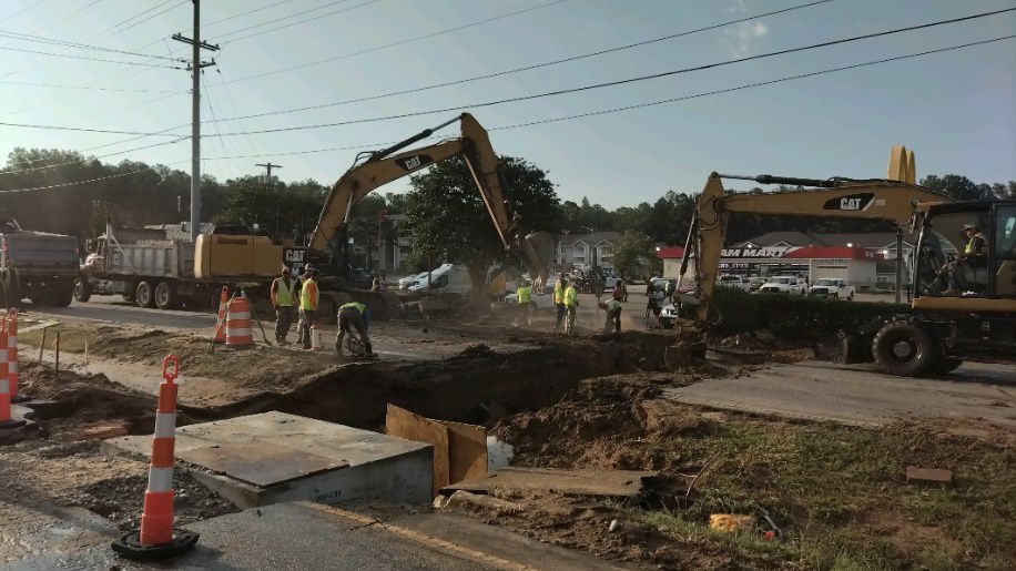 NCDOT_Fayetteville_sinkhole