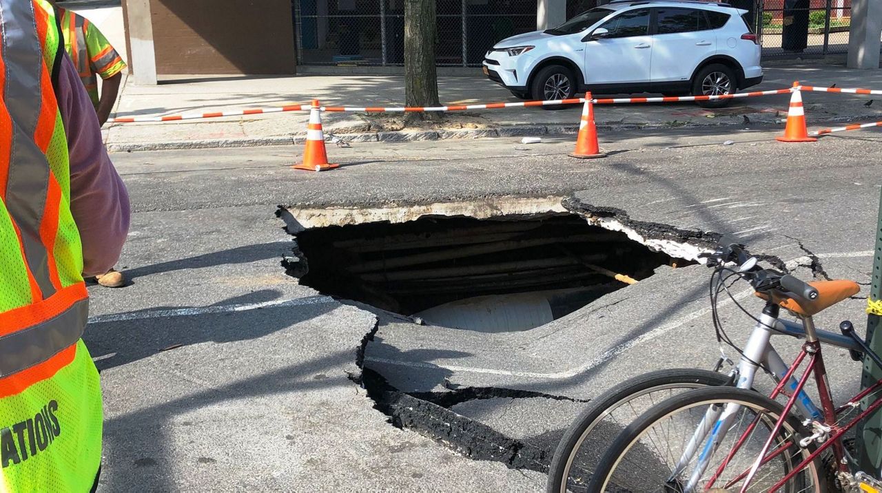 Bushwick Car Service >> Bushwick Sinkhole Nearly Swallows Car Bushwick Car Service >> Bushwick Sinkhole Nearly Swallows Car