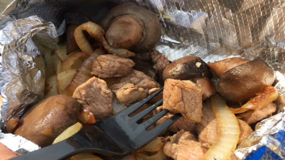 Sirloin Tips Large Skillet Food Truck County Fair