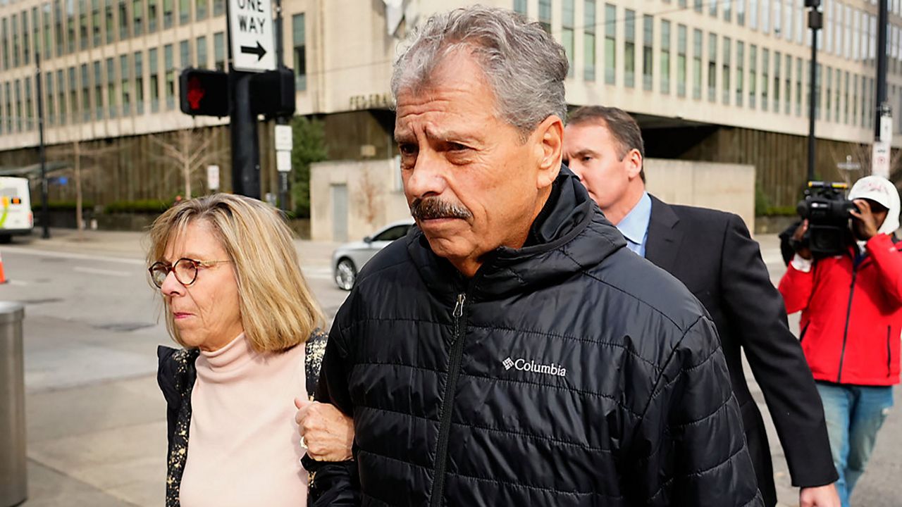 Sam Randazzo, former chair of the Public Utilities Commission of , leaves U.S. District Court in downtown Cincinnati, Monday, Dec. 4, 2023, after being indicted on 11 counts of bribery and embezzlement. (Liz Dufour/The Cincinnati Enquirer via AP)