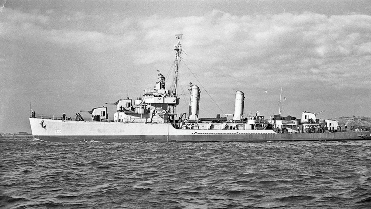 The USS Glennon on October 19, 1943, location unknown.