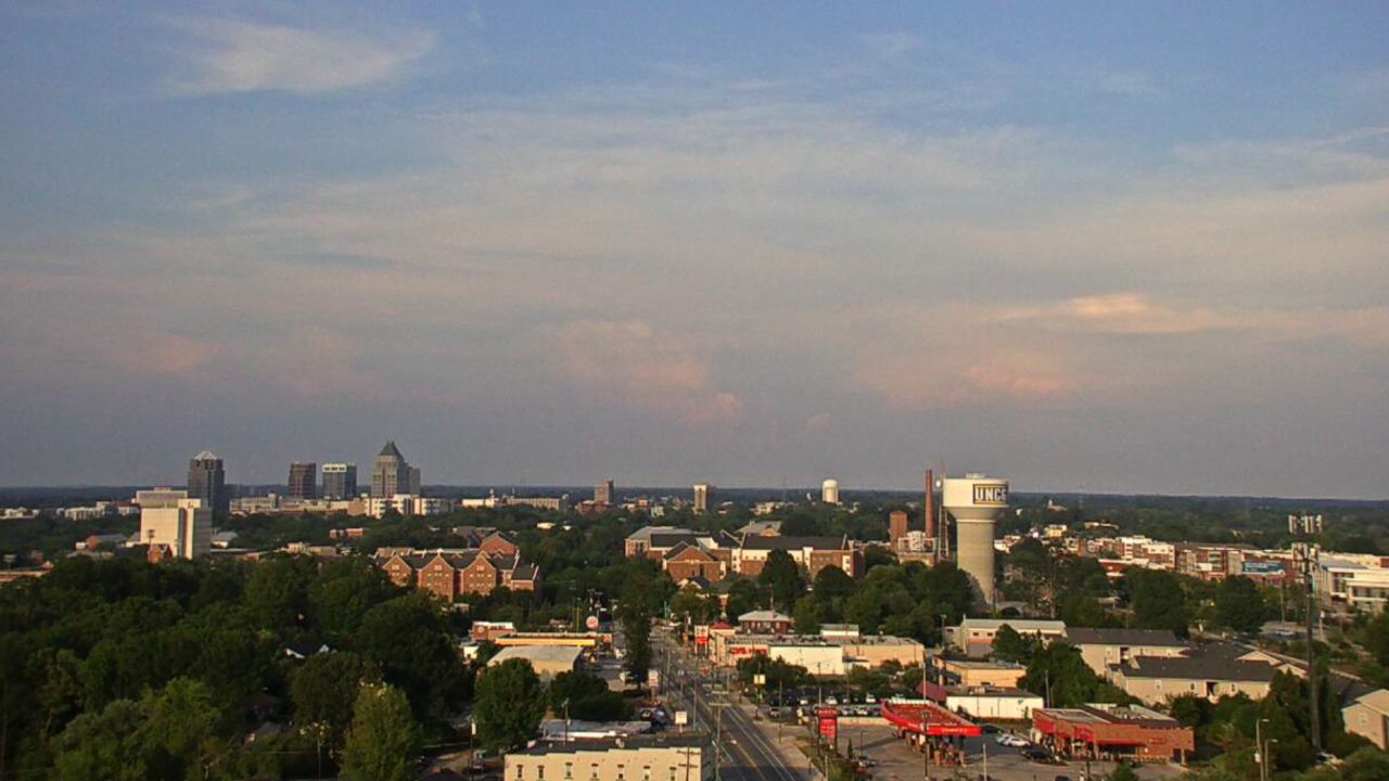 Storms building north of Greensboro Friday afternoon