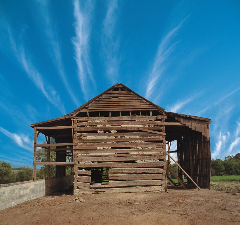 This photo was taken during deconstruction of the slave pen unearthed in Northern Kentucky. A reassembled pen is on display at the National Underground Railroad Freedom Center. (Provided: National Underground Railroad Freedom Center)