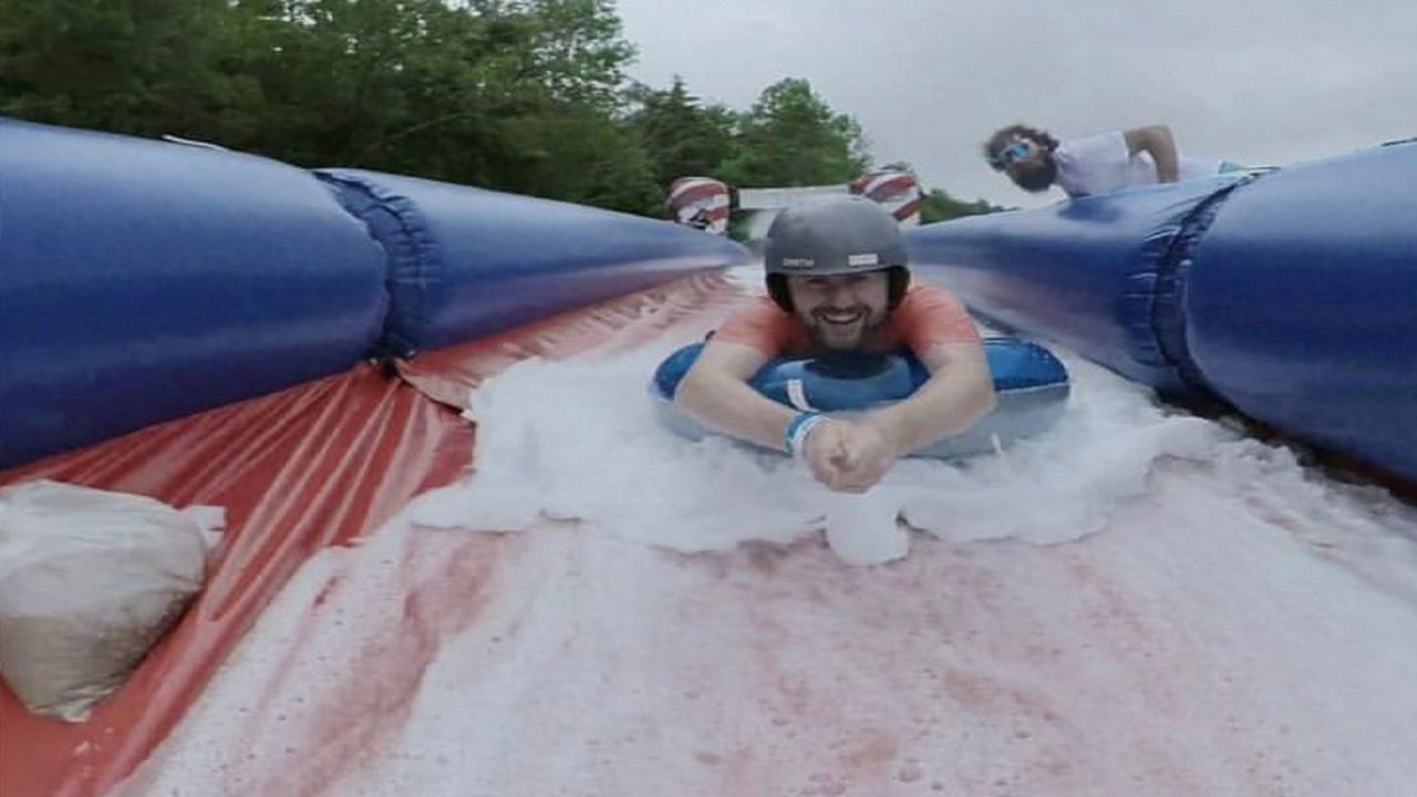 world's longest slip and slide