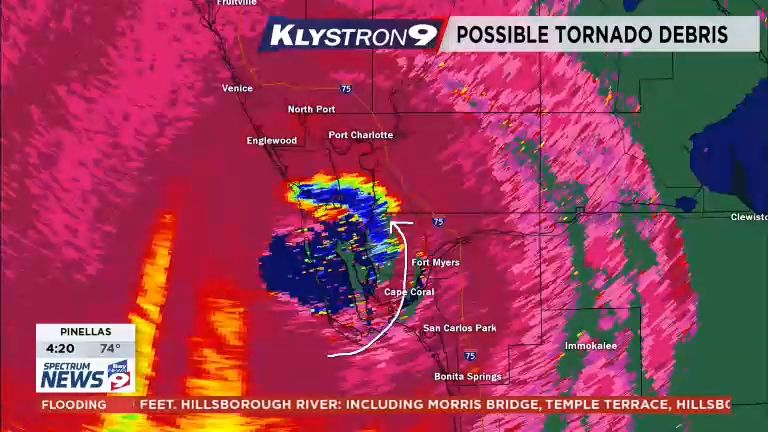 Radar reveals what Hurricane Ian did at landfall